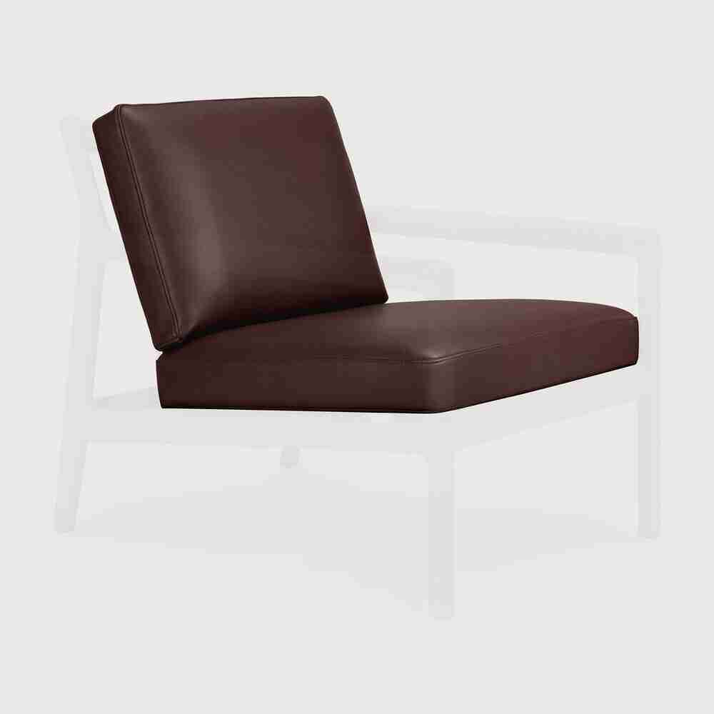 Ethnicraft Fauteuil Flow Lederen Kussen Zonder Frame - Burgundy