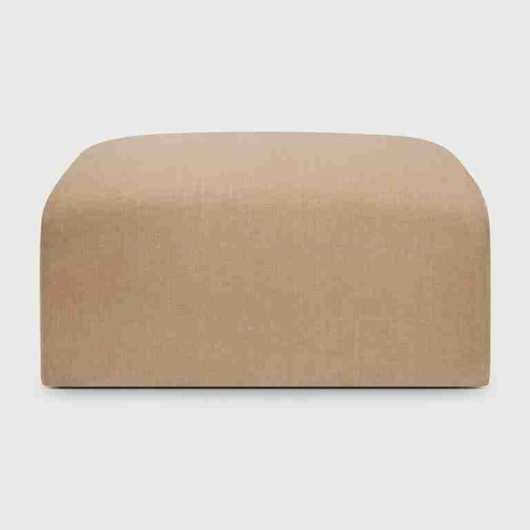 Ethnicraft Hocker Bulky 80 x 60cm - Light Sepia