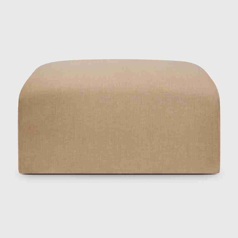 Ethnicraft Hocker Bulky 80 x 60cm - Light Sepia