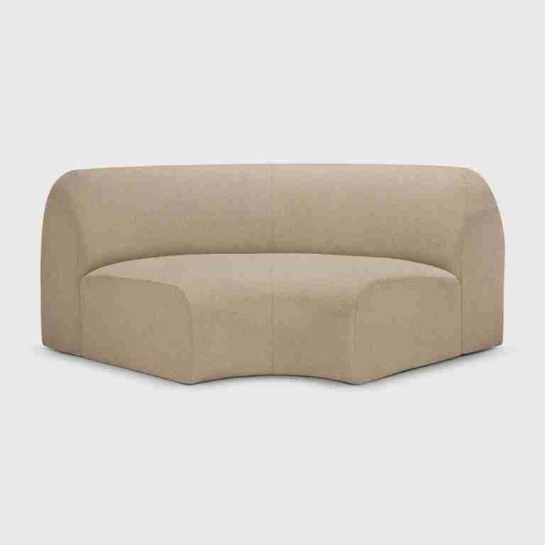 Ethnicraft Modulaire Bank Bulky Hoek 90¬∞ - Almond