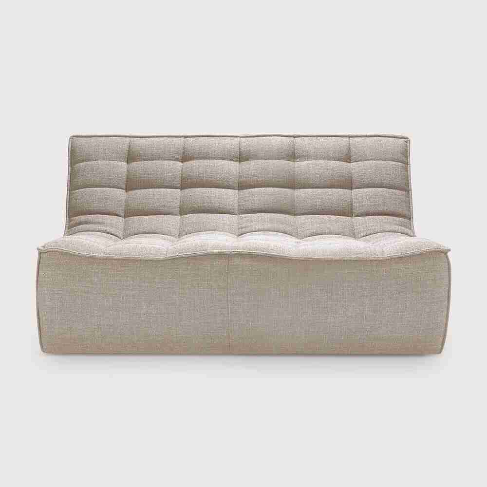 Ethnicraft Modulaire Bank N701 UK Residentieel 2-zits - Beige