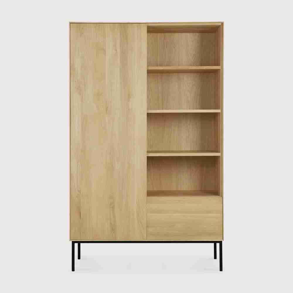 Ethnicraft Opbergkast Whitebird Gevernist Eikenhout, 178 x 110cm - Naturel