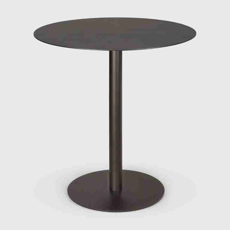 Ethnicraft Ronde Bistrotafel Blend 70cm - Brons