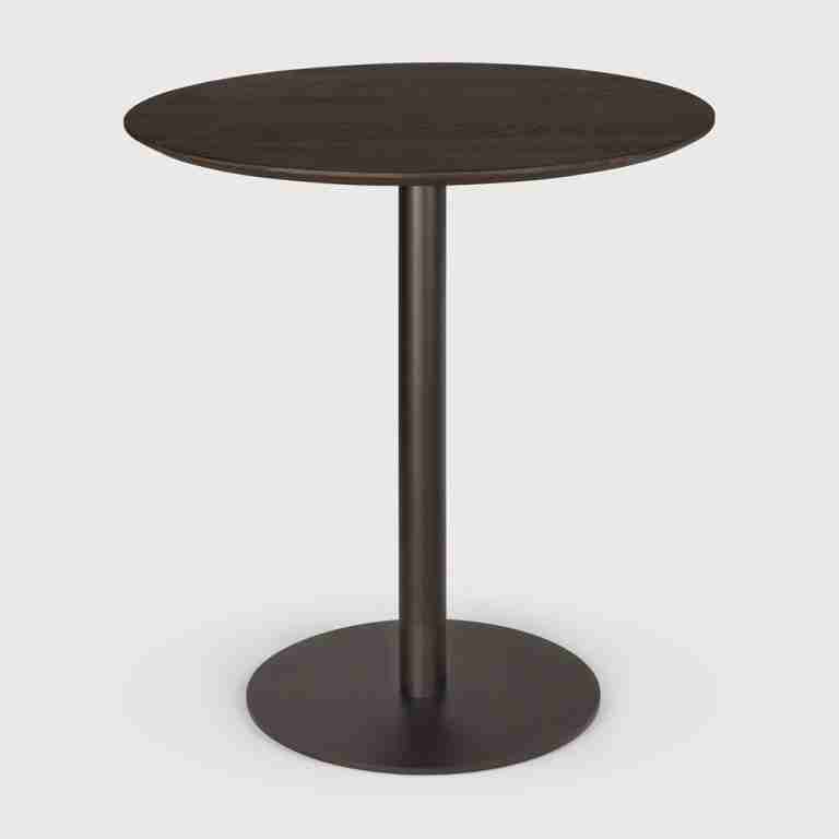 Ethnicraft Ronde Bistrotafel Blend 70cm - Bruin