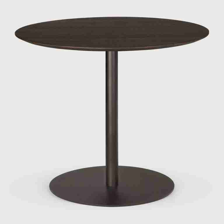 Ethnicraft Ronde Bistrotafel Blend 90cm - Bruin