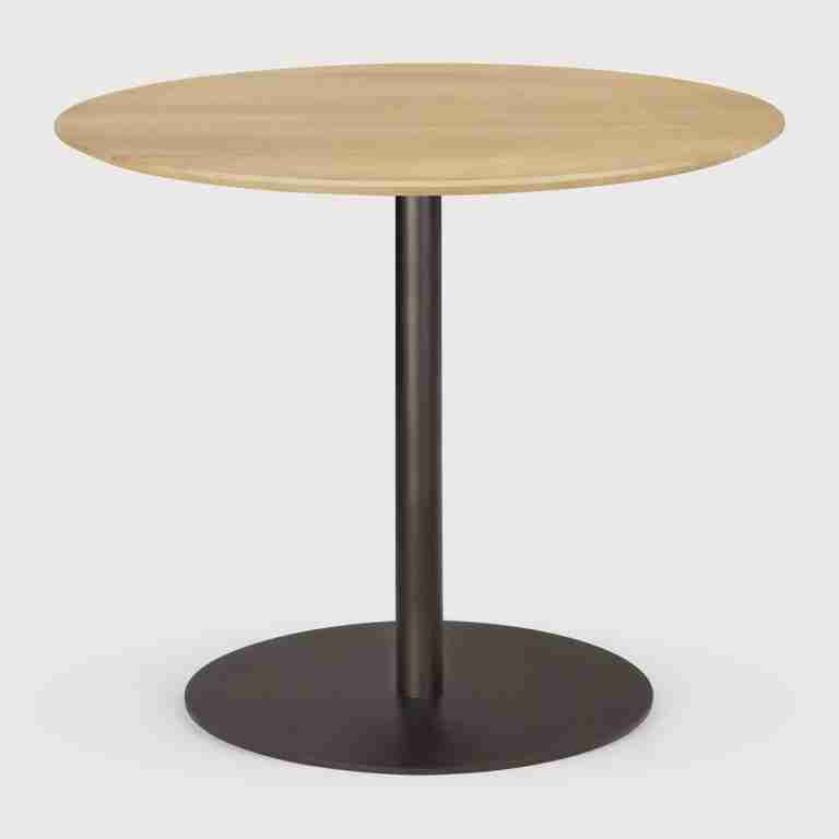 Ethnicraft Ronde Bistrotafel Blend 90cm - Naturel