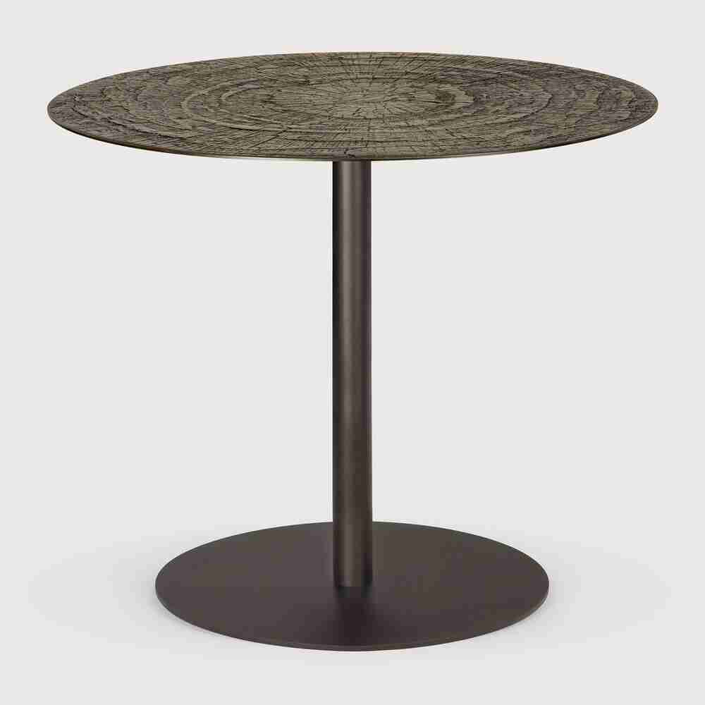 Ethnicraft Ronde Bistrotafel Blend 90cm - Whisky