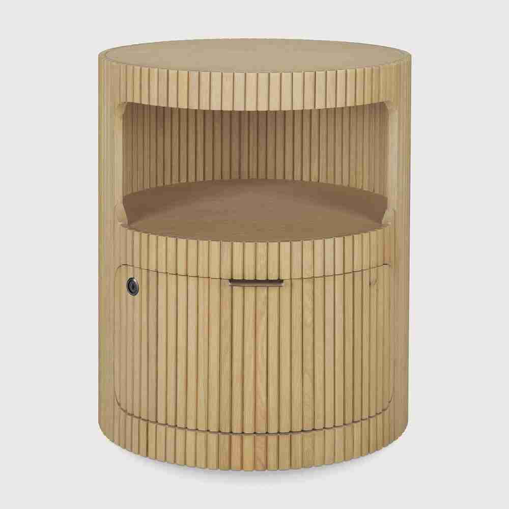 Ethnicraft Ronde Ladekast Boomerang Geolied Eikenhout - Naturel