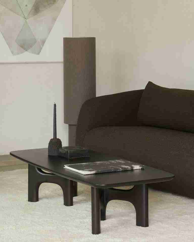 Ethnicraft Salontafel Flow Mahonie - Rose Brown