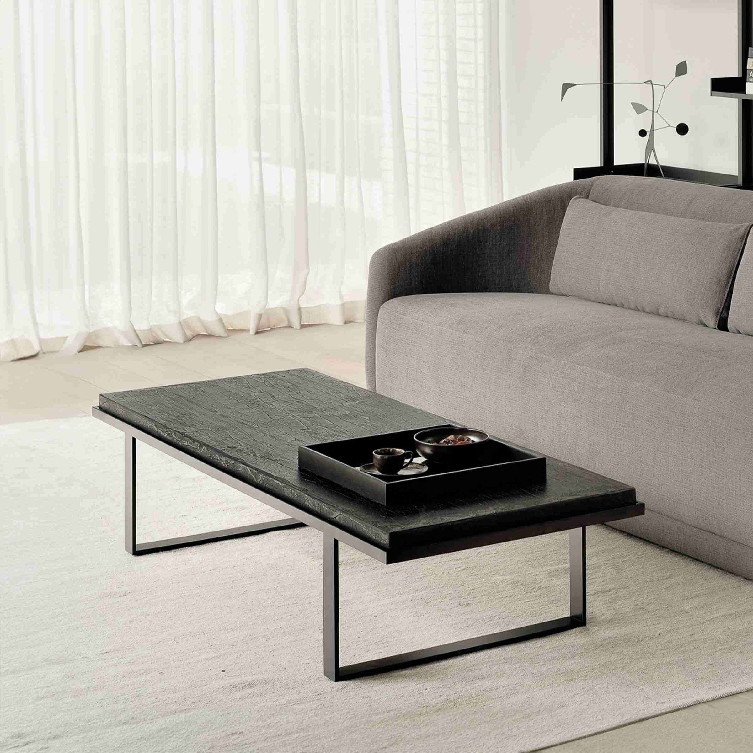 Ethnicraft Salontafel Stability Minerals, 150 x 60cm - Umber