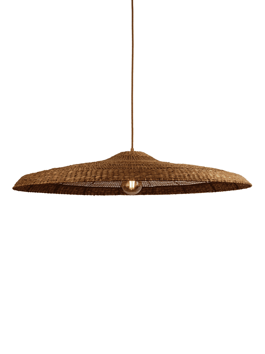 GOOD&MOJO Hanglamp Santorini Zeegras, 75cm - Naturel