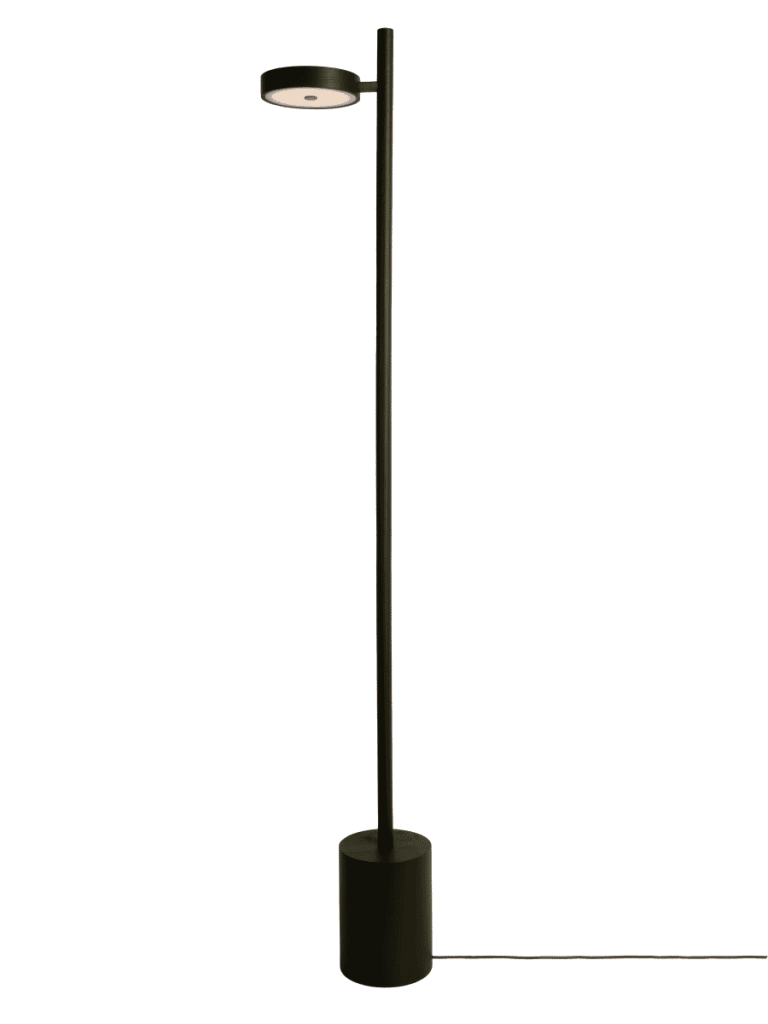GOOD&MOJO Vloerlamp Okinawa Essenhout, 146cm - Groen