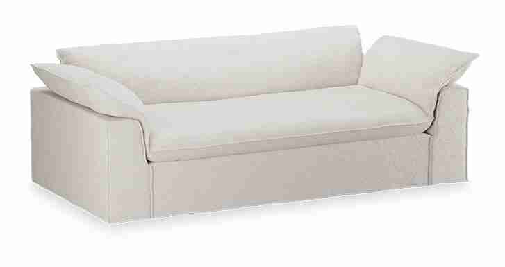 HKliving 3-zits Bank Nomad 244cm, Cosy stof - Beige