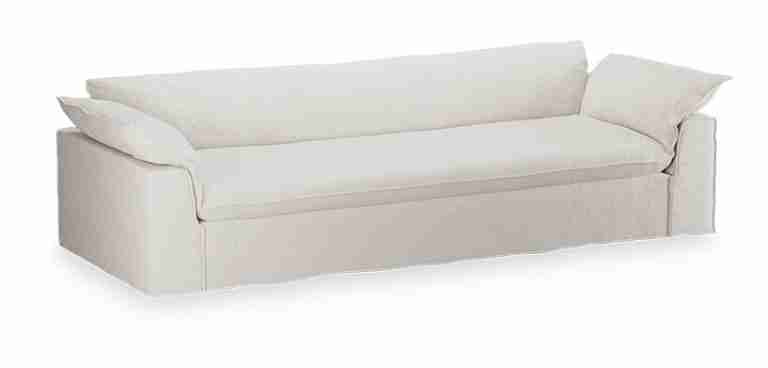HKliving 3-zits Bank Nomad 305cm, Stof - Beige
