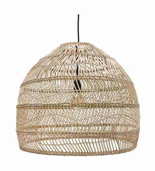 HKliving Hanglamp Ball Wicker, 60cm - NATUREL