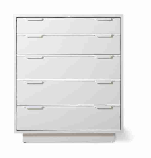 HKliving Ladekast Chest Met 5 laden - Eggshell White