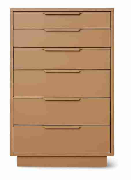 HKliving Ladekast Chest Met 6 lades - Camel