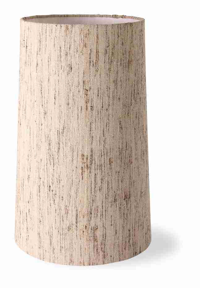 HKliving Lampenkap Cone Geweven zijde, √ò36cm - Naturel