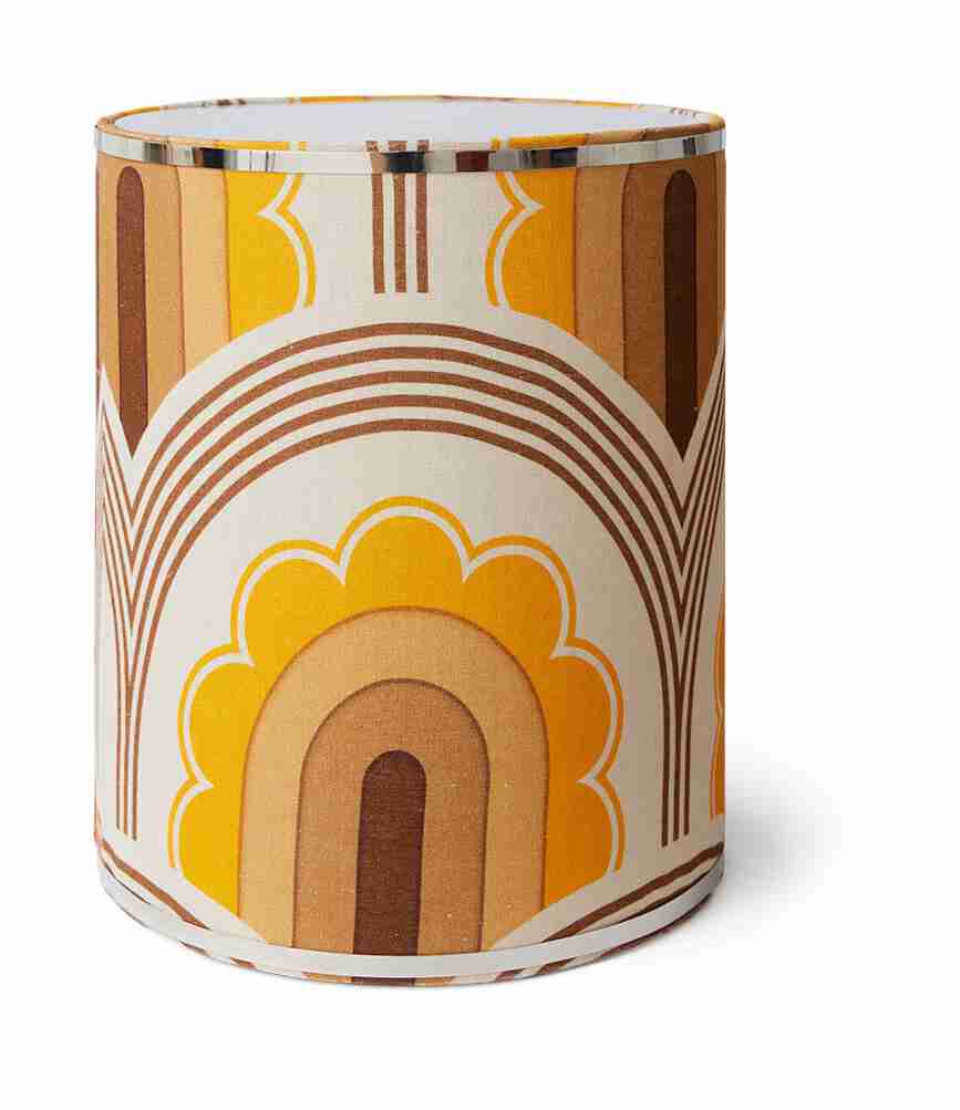 HKliving Lampenkap Motif √ò38cm - Geel