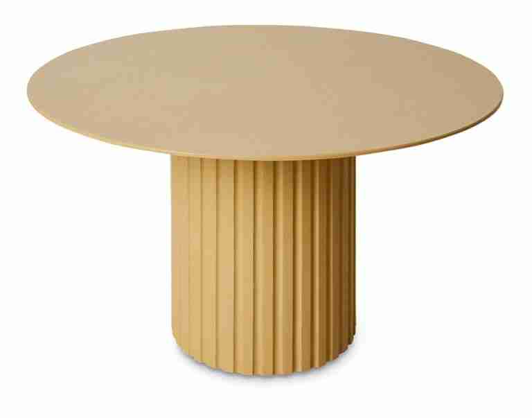 HKliving Ronde Eettafel Pillar Sungkai hout, √ò140cm - Hay