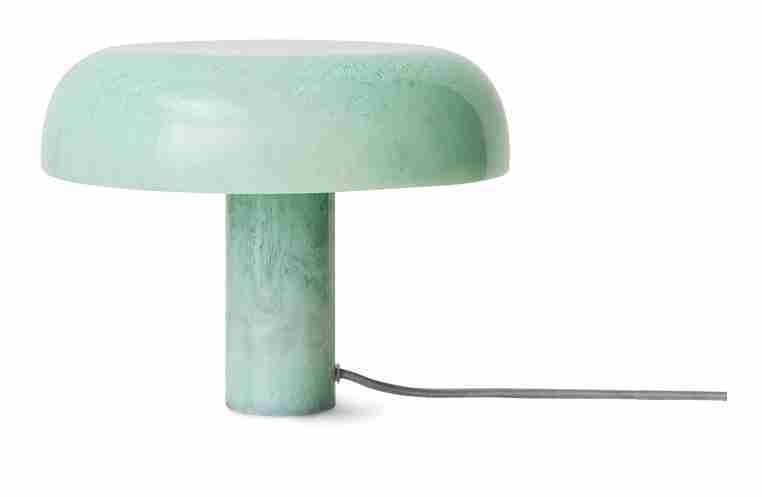 HKliving Tafellamp Mushroom 20cm - Mint