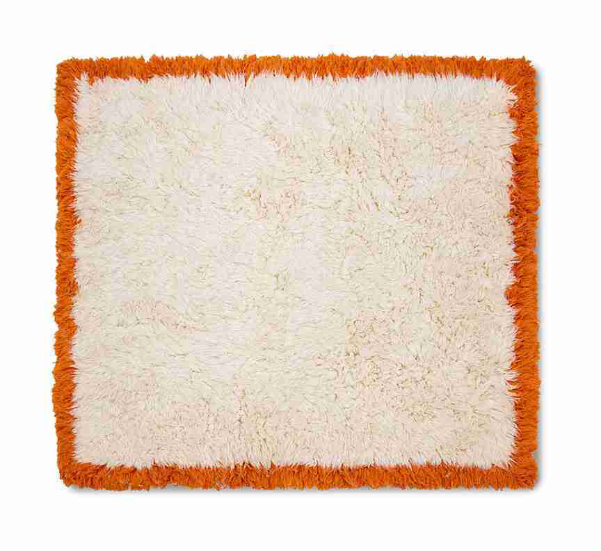 HKliving Vierkant Vloerkleed Fluffy Wol, 250 x 250cm - Retro Summers
