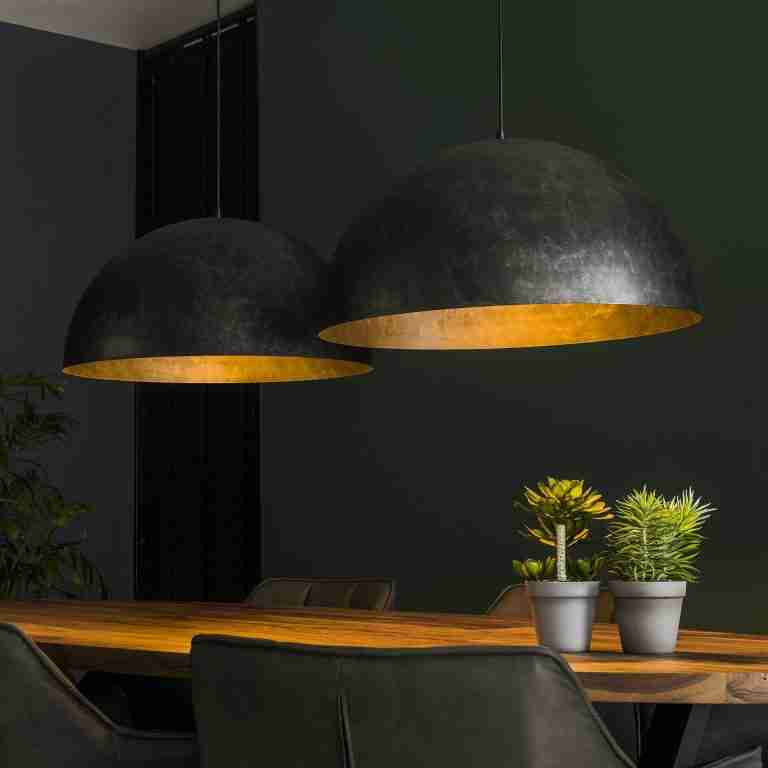 Hanglamp Dinand 2-lamps, √ò60cm - Charcoal
