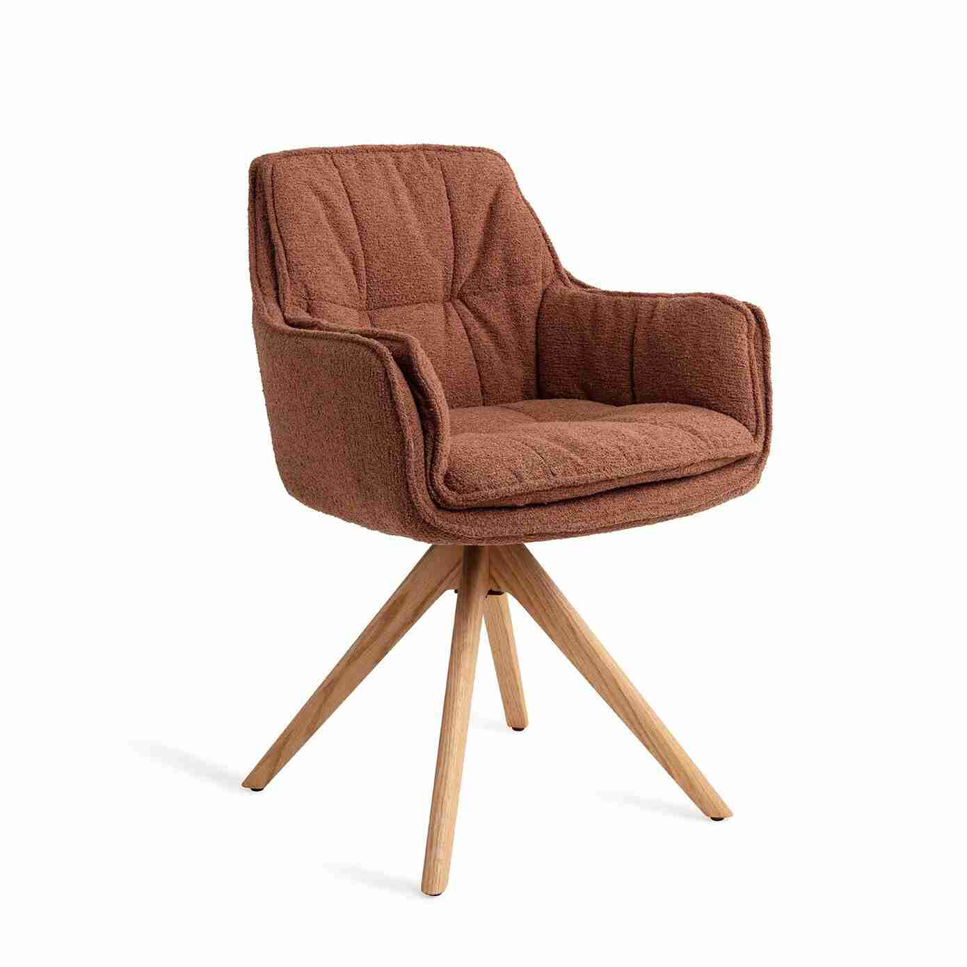 Jesper Home Eetkamerstoel Akune Draaibaar, Revolve Oak Natural - Acajou