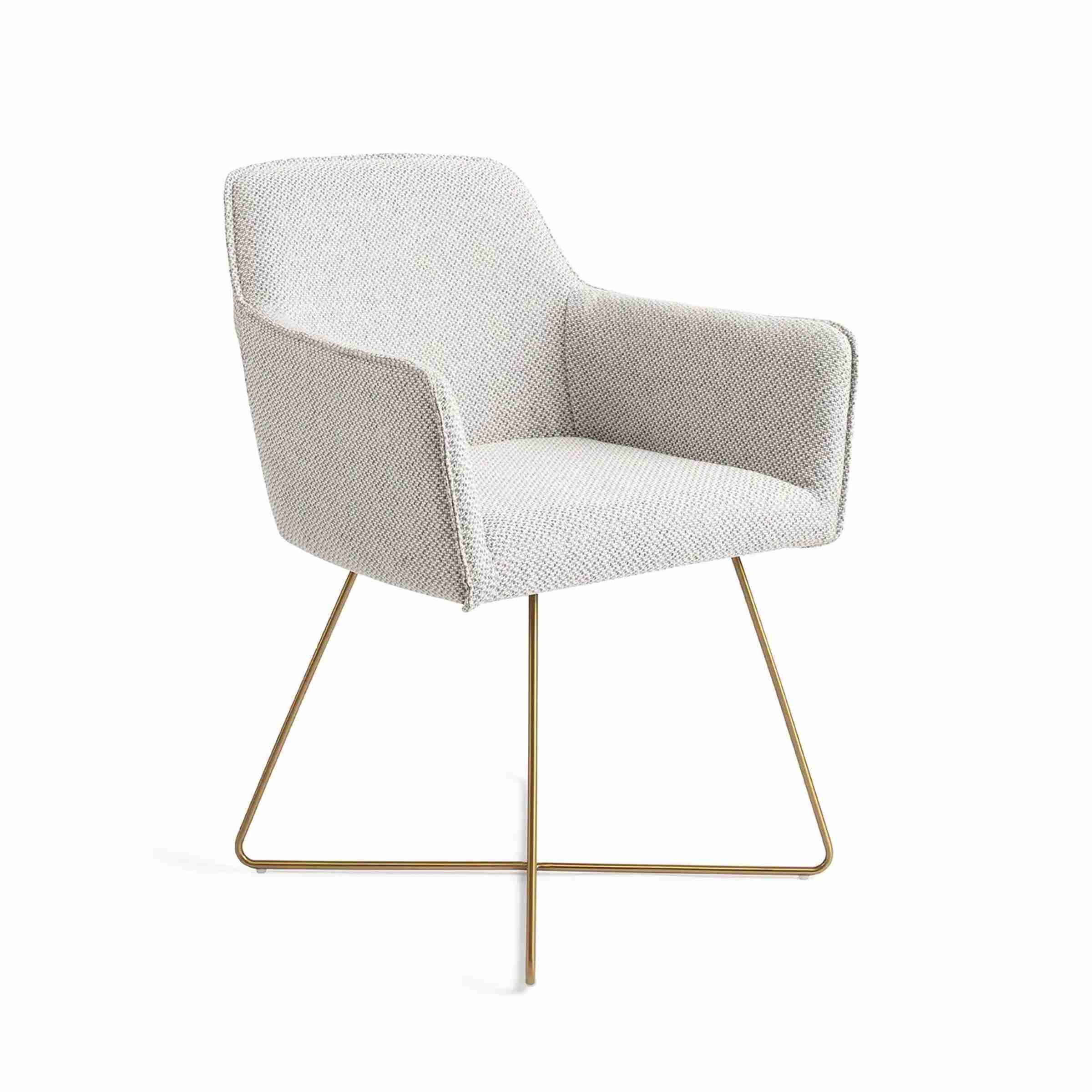 Jesper Home Eetkamerstoel Hofu Cross Gold - Checkers Charm