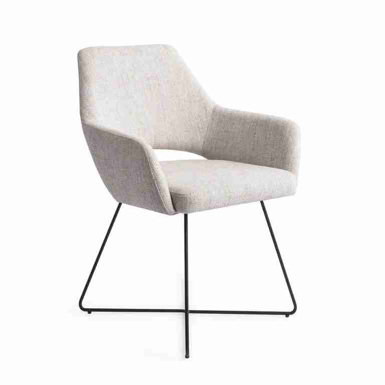 Jesper Home Eetkamerstoel Yanai Cross Black - Pigeon