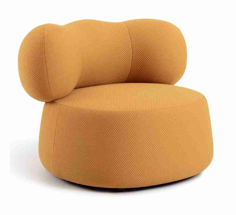 Jesper Home Fauteuil Tono 3D mesh - Funny Yellow
