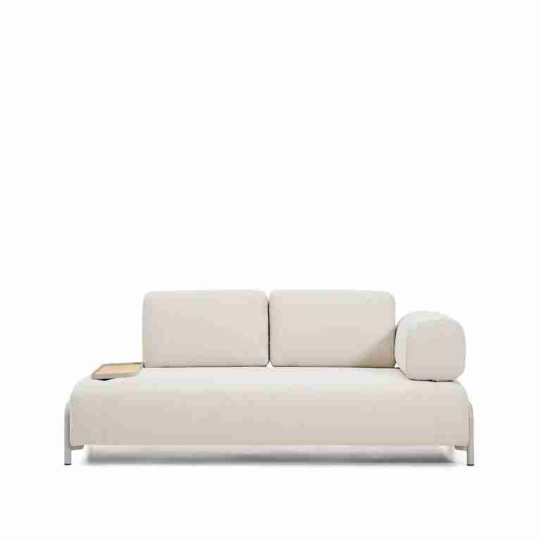 Kave Home 2-zits Bank Compo Met blad - Beige