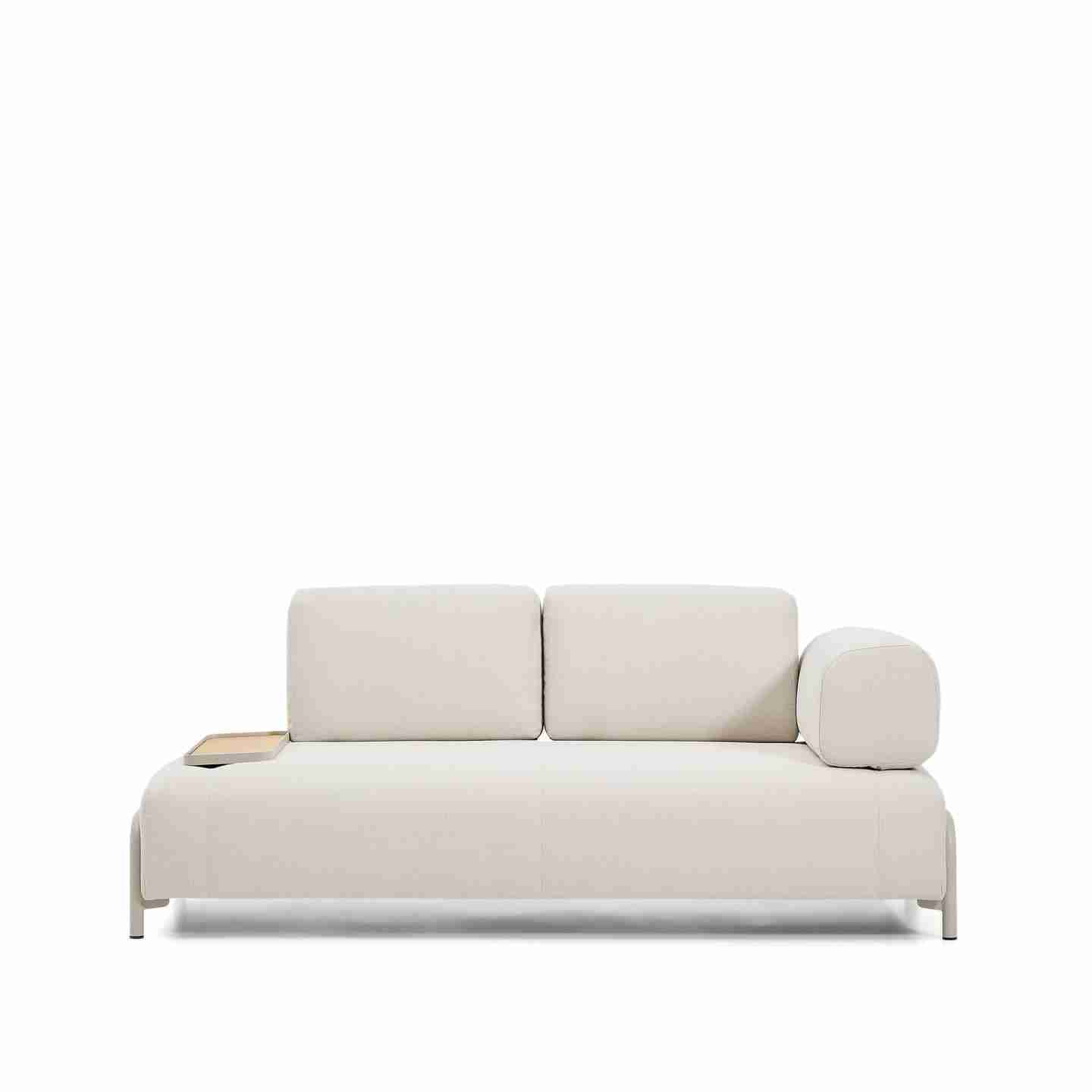 Kave Home 2-zits Bank Compo Met blad - Beige