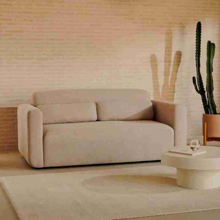 Kave Home 2-zits Bank Neom - Beige