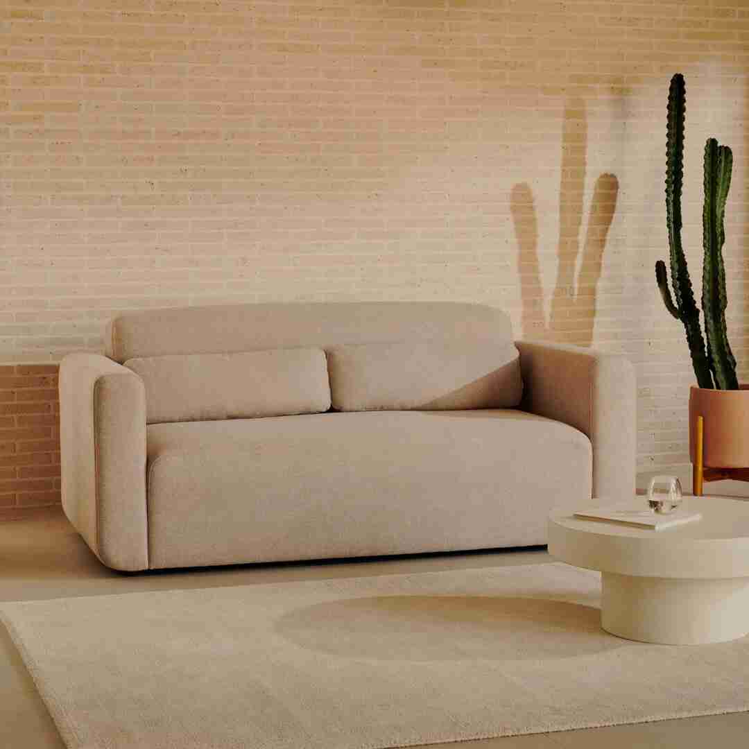 Kave Home 2-zits Bank Neom - Beige