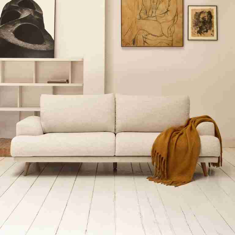 Kave Home 3-zits Bank Karin 231cm - Beige