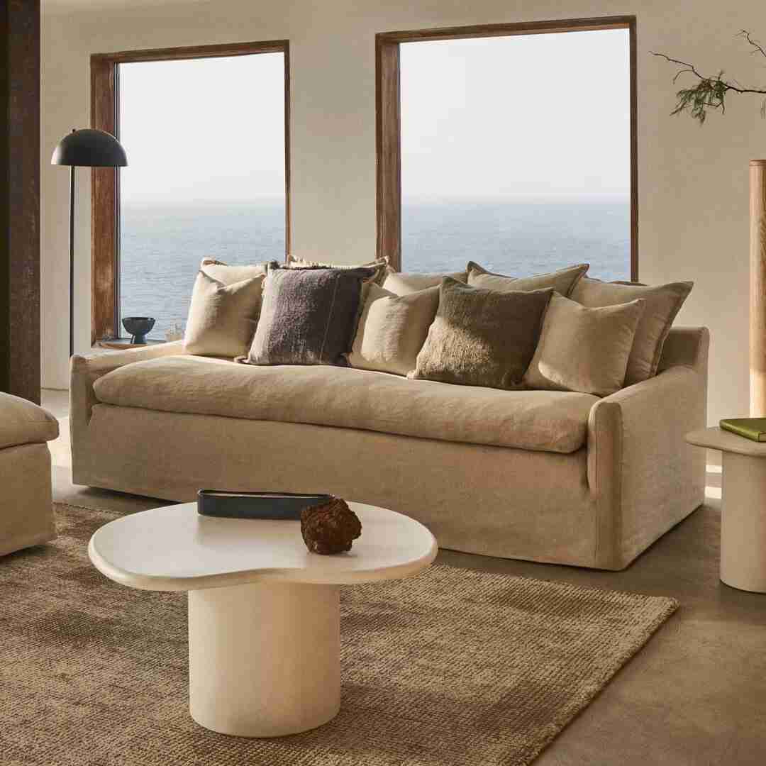 Kave Home 3-zits Bank Zenira - Beige