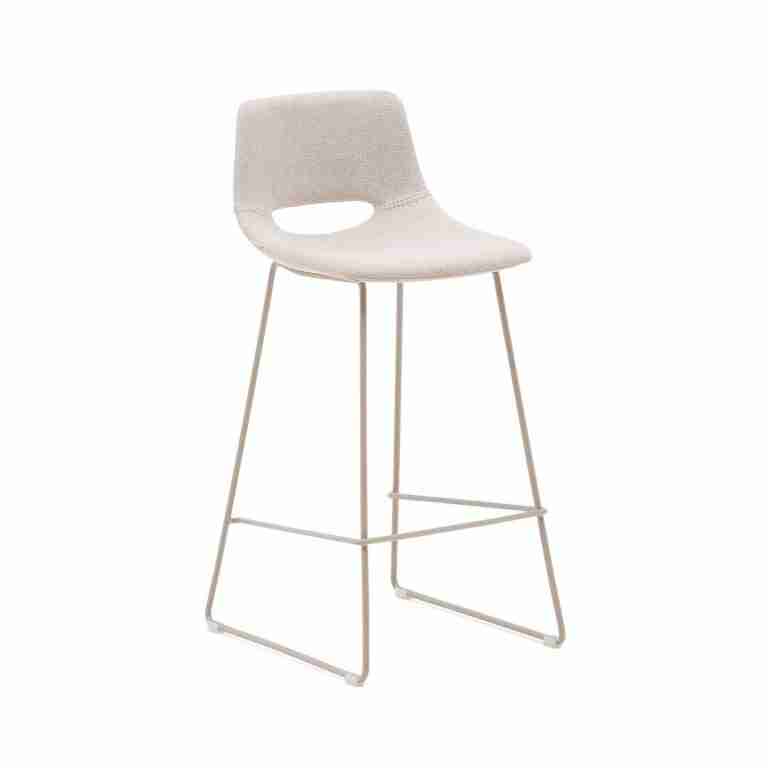 Kave Home Barkruk Zahara - Beige (zithoogte 76cm)