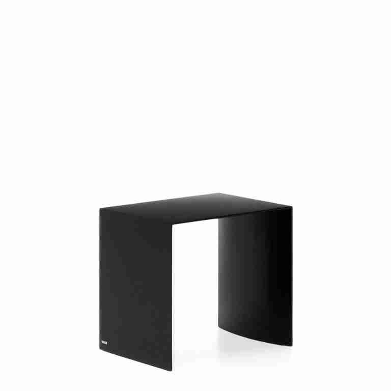 Kave Home Bijzettafel Litto MDF, 55 x 40cm - Zwart