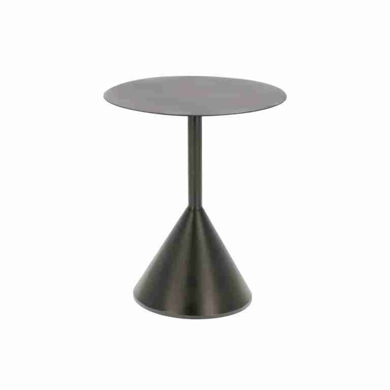 Kave Home Bijzettafel Yinan, 48cm - Zwart - Rond