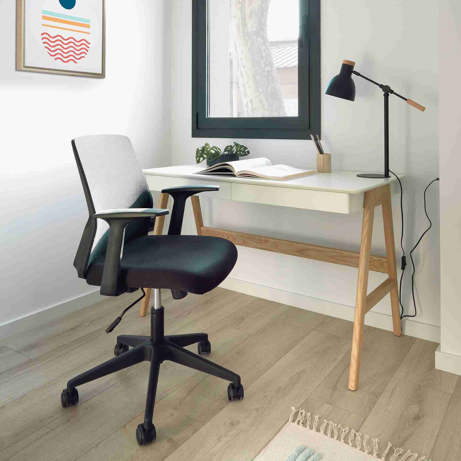 Kave Home Bureau Dyana - Naturel / Wit
