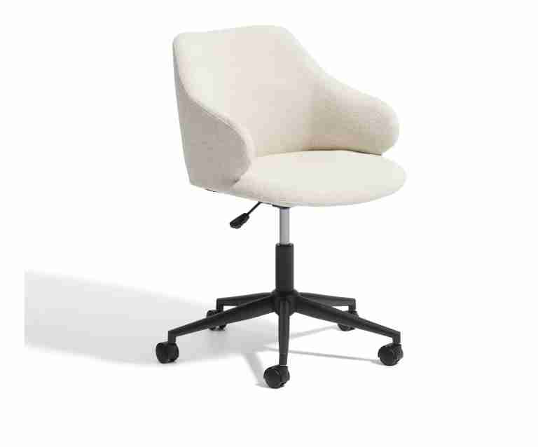 Kave Home Bureaustoel Einara Chenille - Beige