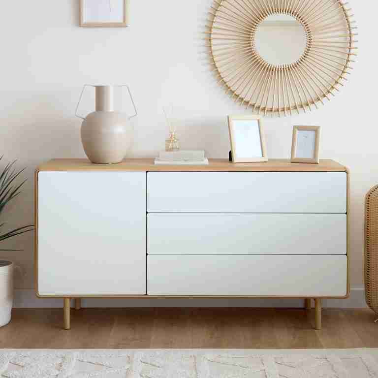 Kave Home Dressoir Anielle Essen, 150cm - Naturel