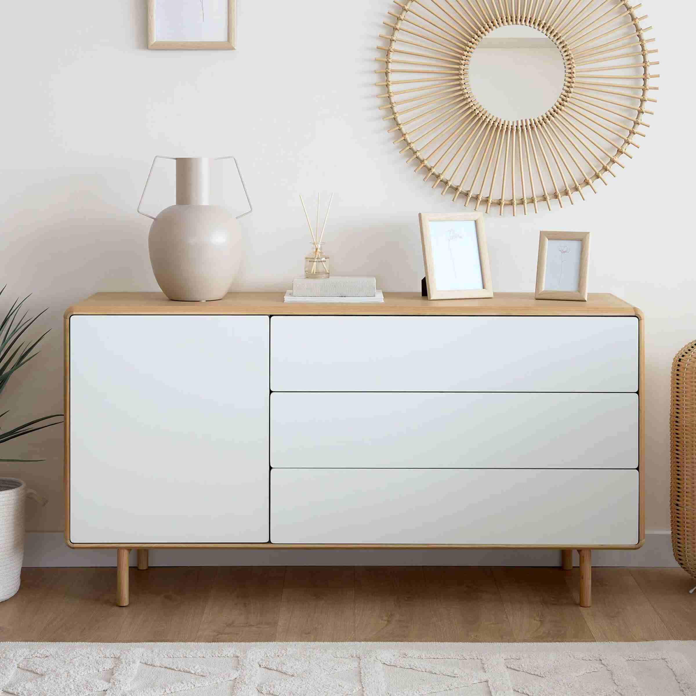 Kave Home Dressoir Anielle Essen, 150cm - Naturel