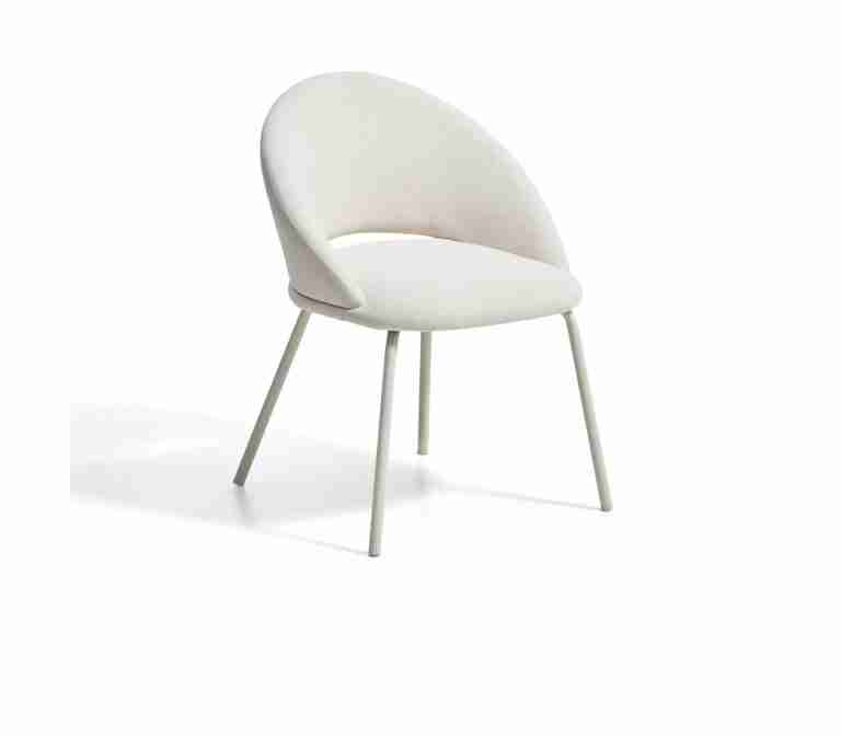 Kave Home Eetkamerstoel Bonali Chenille - Beige