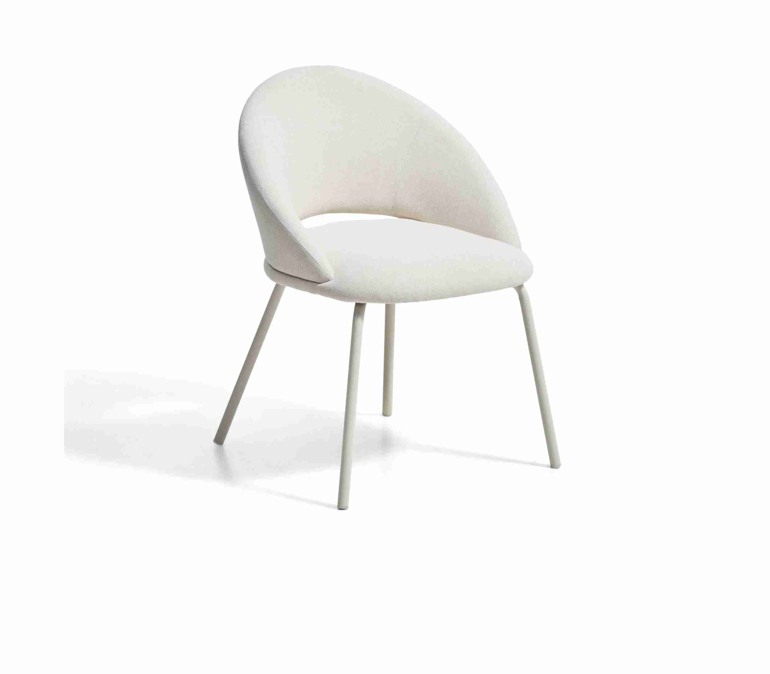 Kave Home Eetkamerstoel Bonali Chenille - Beige