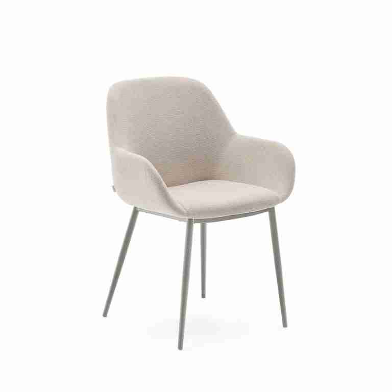 Kave Home Eetkamerstoel Konna - Beige