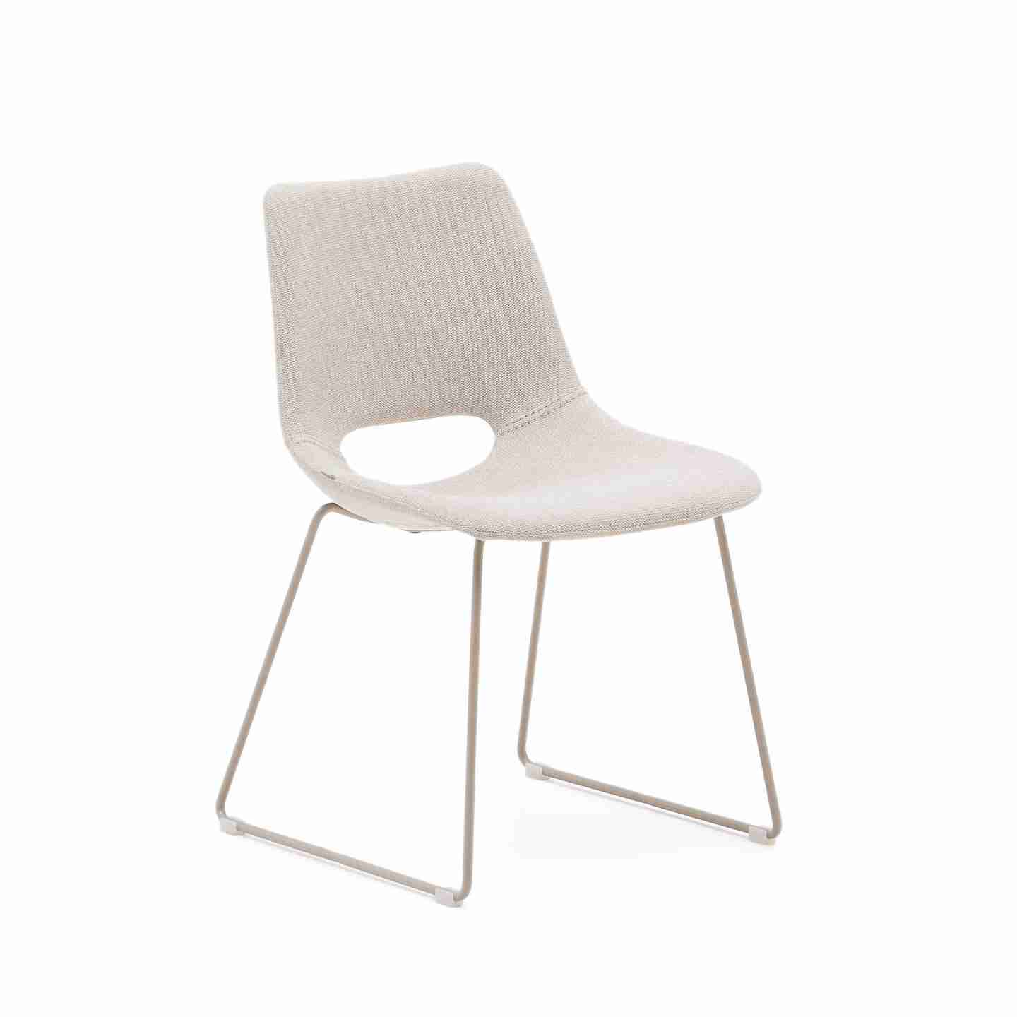 Kave Home Eetkamerstoel Zahara - Beige