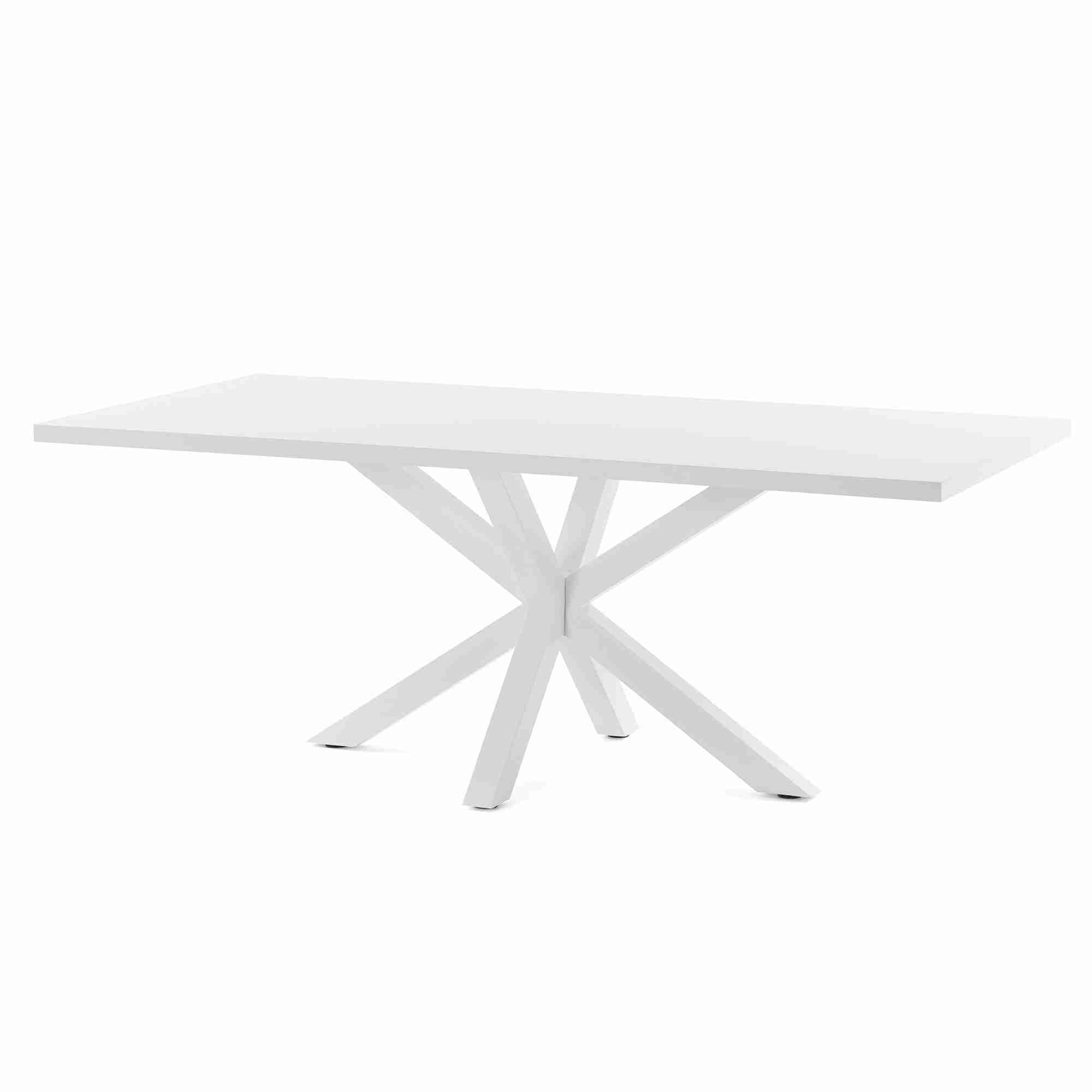 Kave Home Eettafel Argo Wit, 160 x 100cm