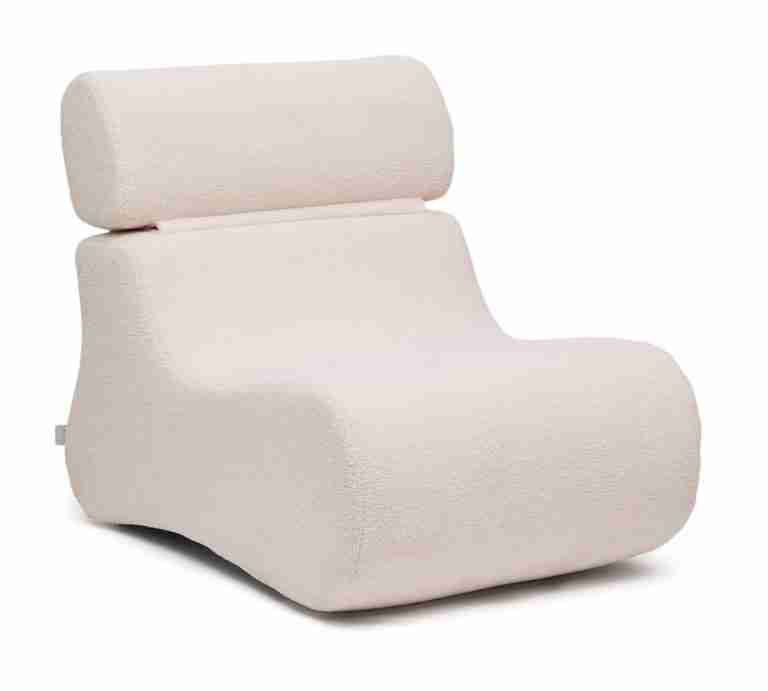Kave Home Fauteuil Club Bouclé - Naturel